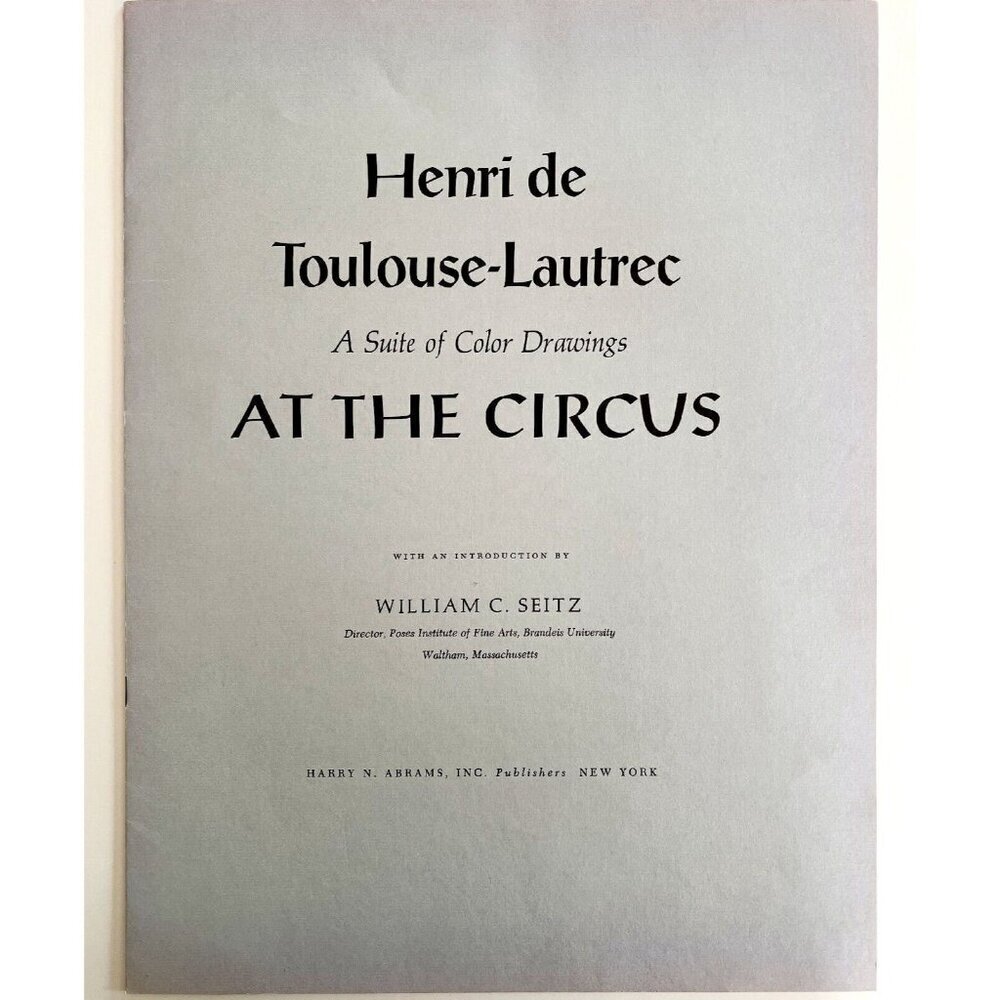 Toulouse Lautrec Performing Horses 1967 Circus Art Lithograph Matted - Picture 6 of 8